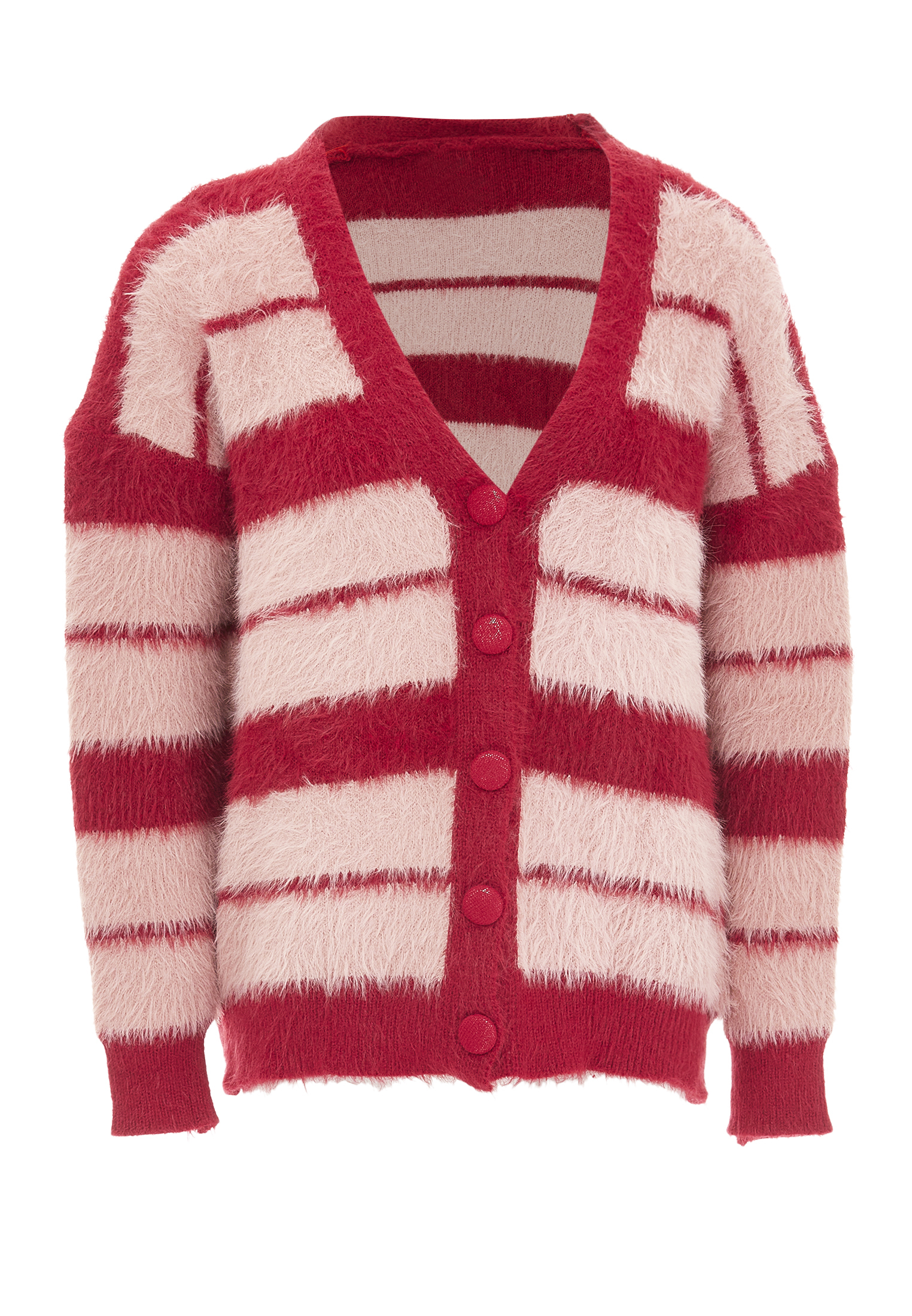 Mymo Strickjacke Frauen Rosafäule Image
