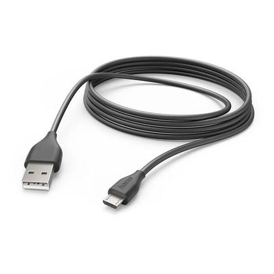 Hama USB-Kabel USB A schwarz 3.0 m schwarz