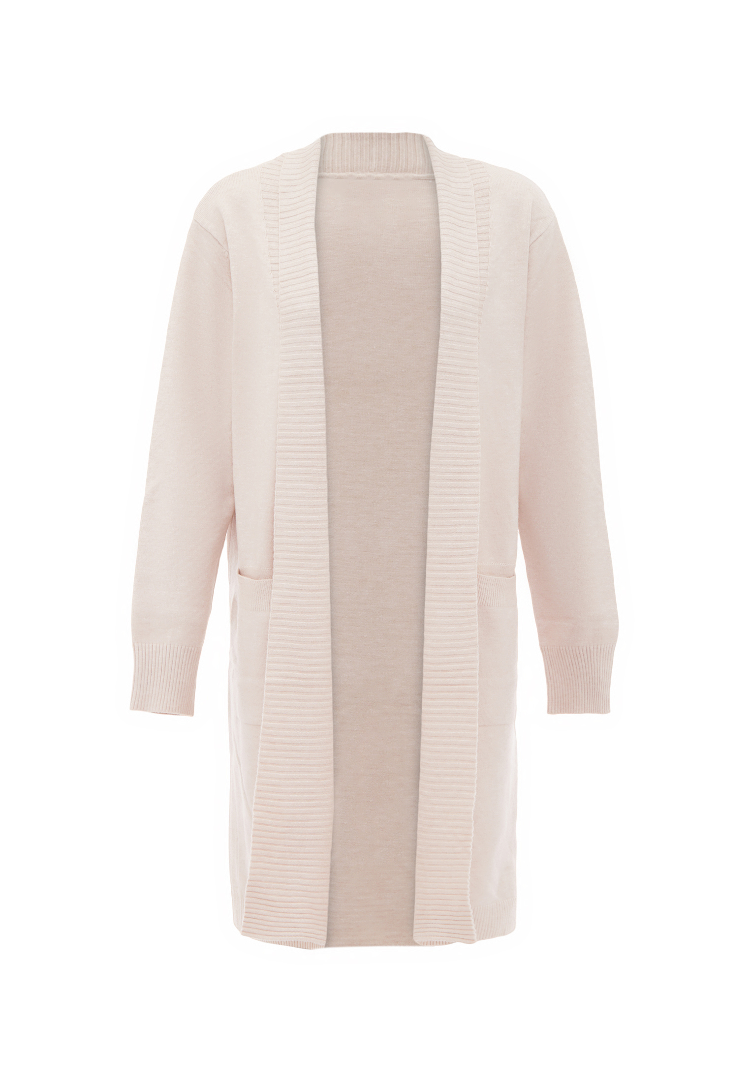 Dreimaster Strickjacke Frauen Beige XS/S (long)