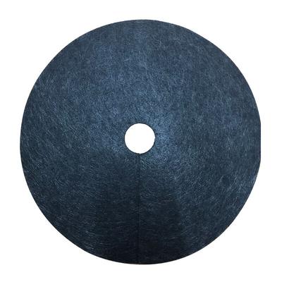 Cyslmuk - 1 Stück Unkrautvliesmatte, runde Mulchmatte für den Außenbereich, Unkrautschutz (ø 42cm) Image