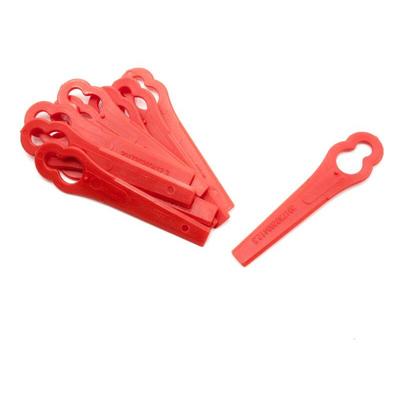 vhbw 10x Ersatz-Messer kompatibel mit Bosch ART 23 Easytrimm Accu, ART 23 LI, ART 26 Accutrimm Image
