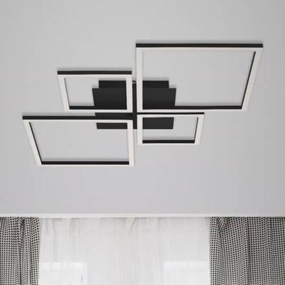 Briloner - gebraucht] Led Deckenlampe Deckenlampe Lampe Frame Step Dim Led 4 Flammig Schwarz B-Ware Image