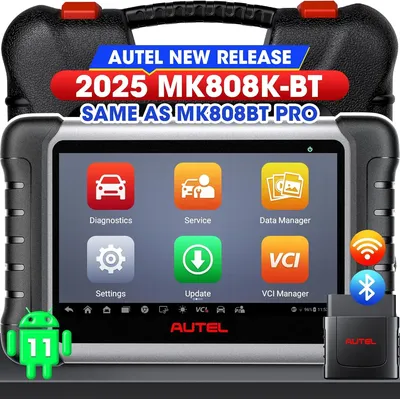 Autel MaxiCOM MK808K-BT Bluetooth OBD2 Scanner Full Bidirectional Diagnostic Tools same as MK808BT Pro Automotive scanner