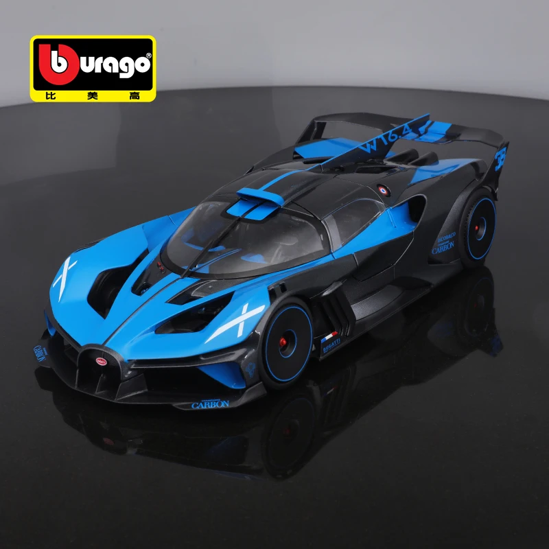 Bburago 1:18 Bugatti Bolide Sportwagen Statische Simulation Druckgussfahrzeuge Sammlerstück Modellauto Spielzeug