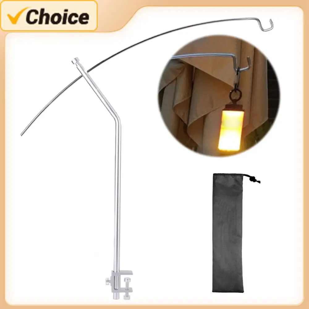 Camping IGT Lampe Hängeregal Aluminiumlegierung Abnehmbarer Laternenständer IGT Tischlaternenaufhänger für Picknick Wandern Angeln Image