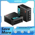 AOOSTAR GEM12 Pro Max Mini PC con display, sblocco delle impronte digitali, AMD Ryzen 7 8845HS 8 Core Max 5,1 GHz, 32 GB DDR5 RAM 1 TB SSD