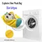 4/1PCS Shoe Washing Bag Washing Machine Laundry Bags With Zipper Closure Shoes Cleaning Bag Shoes Laundry Fluffy Fibers Sneaker