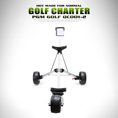 PGM Golf Trolley Cart mit Bremse Golf Cart 3-Räder Push Pull Golf Cart, Aluminiumlegierung faltbarer Trolley Golfzubehör