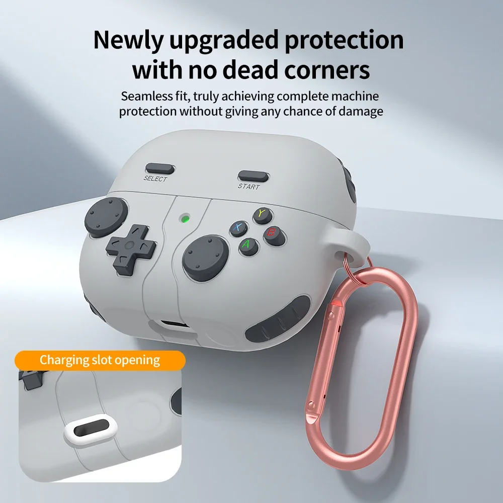 3D-Cartoon-Spielkonsole für Samsung Galaxy Buds 3 Buds 3 Pro Hülle Kopfhörer-Zubehör für Samsung Galaxy Cover mit Reinigungsset Image