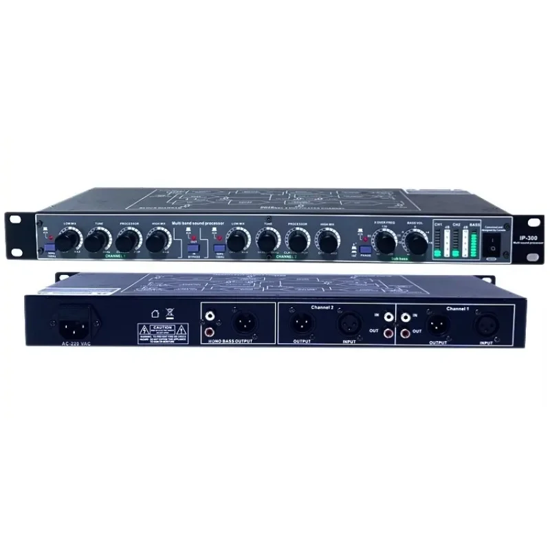 IP300 Multifunktionaler Ultra High und Super Low Bass Cannon Sound Enhancer, Audiostimulator, Equalizer, Tonanpassung vorne Image