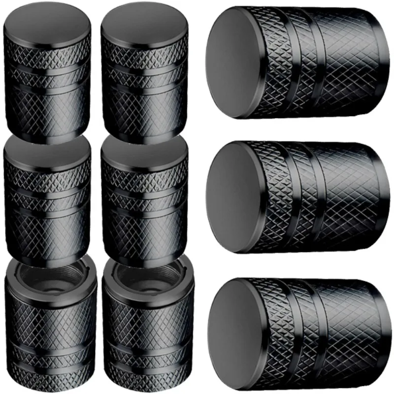 Tappo steli valvola pneumatici per auto Tappo valvola pneumatico stile auto Tappo valvola aria stelo ruota pneumatico in alluminio Accessori universali per auto 4/8 pezzi