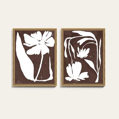 Whispers of Bloom Art - Chestnut - Canvas III, 32" X 24" - Ballard Designs