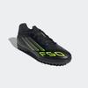 Fußballschuh ADIDAS PERFORMANCE "F50 CLUB KUNSTRASEN E", Gr. 47, schwarz (core schwarz, iron metallic, lucid lemon), Synthetik, sportlich, Schuhe, geeignet für harte Untergründe Asche und Kunstrasen