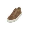 Sneaker MARC O'POLO "aus Veloursleder", Herren, Gr. 45, grau (schwarz taupe), Obermaterial: 100% Leder (Rind), unifarben, Schuhe