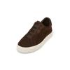 Sneaker MARC O'POLO "aus Veloursleder", Herren, Gr. 44, braun (schwarz earth), Obermaterial: 100% Leder (Rind), unifarben, Schuhe