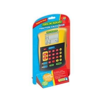 Learning Resources See N Solve Fraction Calculator - LCD - Battery Powered - 4.5 x 6.3