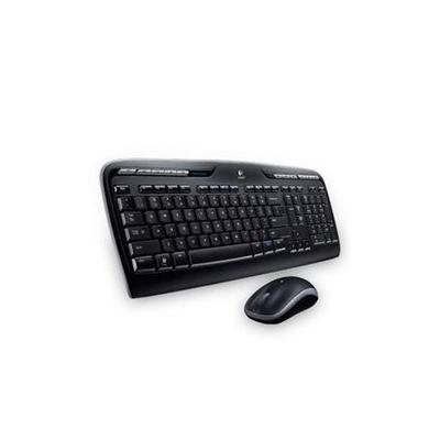 Logitech LOG920002836 MK320 Wireless Desktop Set, Keyboard & Mouse, USB, Black