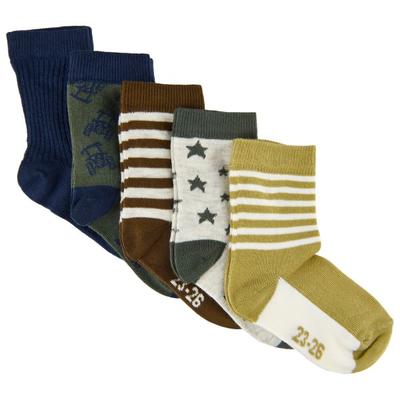Minymo - Kid's Sock with Pattern 5-Pack - Multifunktionssocken 23-26 | EU 23-26 bunt Image