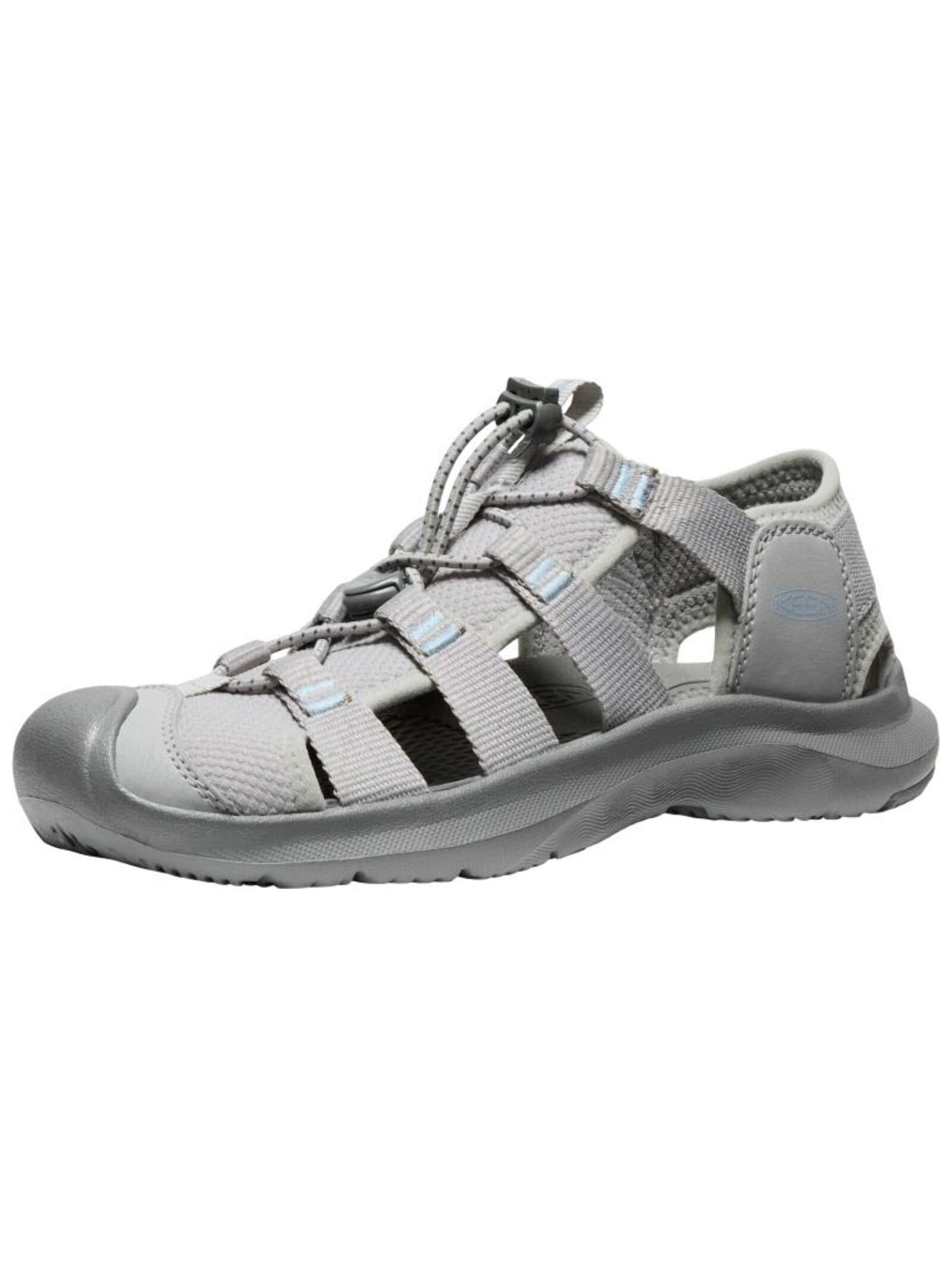 Sandale KEEN "Keen Sandalen Textil", Gr. 42, grau, Textil, Schuhe