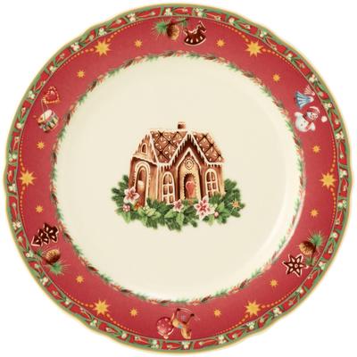 Frühstücksteller SELTMANN WEIDEN "Marieluise - Weihnachtsnostalgie", bunt, B:20,1cm H:1,9cm L:20,1cm T:20,1cm Ø:20,1cm, Porzellan, Speiseteller, Teller rund 20 cm Image