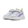 Sneaker PUMA "TRINITY LITE AC+ INF", Kinder, Gr. 25, puma weiß, lavender alert, glacial gray, Textil, sportlich, Schuhe, für Kinder