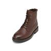Stiefelette MARC O'POLO "mit Innenzipper", Damen, Gr. 41, braun (cognac), Obermaterial: 100% Leder (Rind), Schuhe