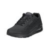 Sneaker SKECHERS "Skechers Sneaker Lederimitat", Herren, Gr. 44, schwarz, Lederimitat, casual, Schuhe