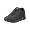 Sneaker SKECHERS "Skechers Sneaker Lederimitat", Damen, Gr. 42, schwarz (schwarz, schwarz), Lederimitat, casual, Schuhe