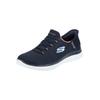 Sneaker SKECHERS "Skechers Sneaker Textil", Damen, Gr. 37, blau (navy), Textil, casual, Schuhe