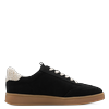 Plateausneaker MARCO TOZZI BY GMK, Damen, Gr. 42, schwarz, Lederimitat, Textil, unifarben mit Farbeinsatz, sportlich, Schuhe, Freizeitschuh, Halbschuh, Schnürschuh mit Plüsch-Details