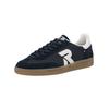 Sneaker RIEKER "Rieker Sneaker Glattleder", Herren, Gr. 42, pazifik, Glattleder, casual, Schuhe