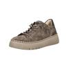 Plateausneaker GABOR "Gabor Sneaker Veloursleder/Textil", Damen, Gr. 38, braun (braun, grau), Veloursleder, Textil, casual, Schuhe