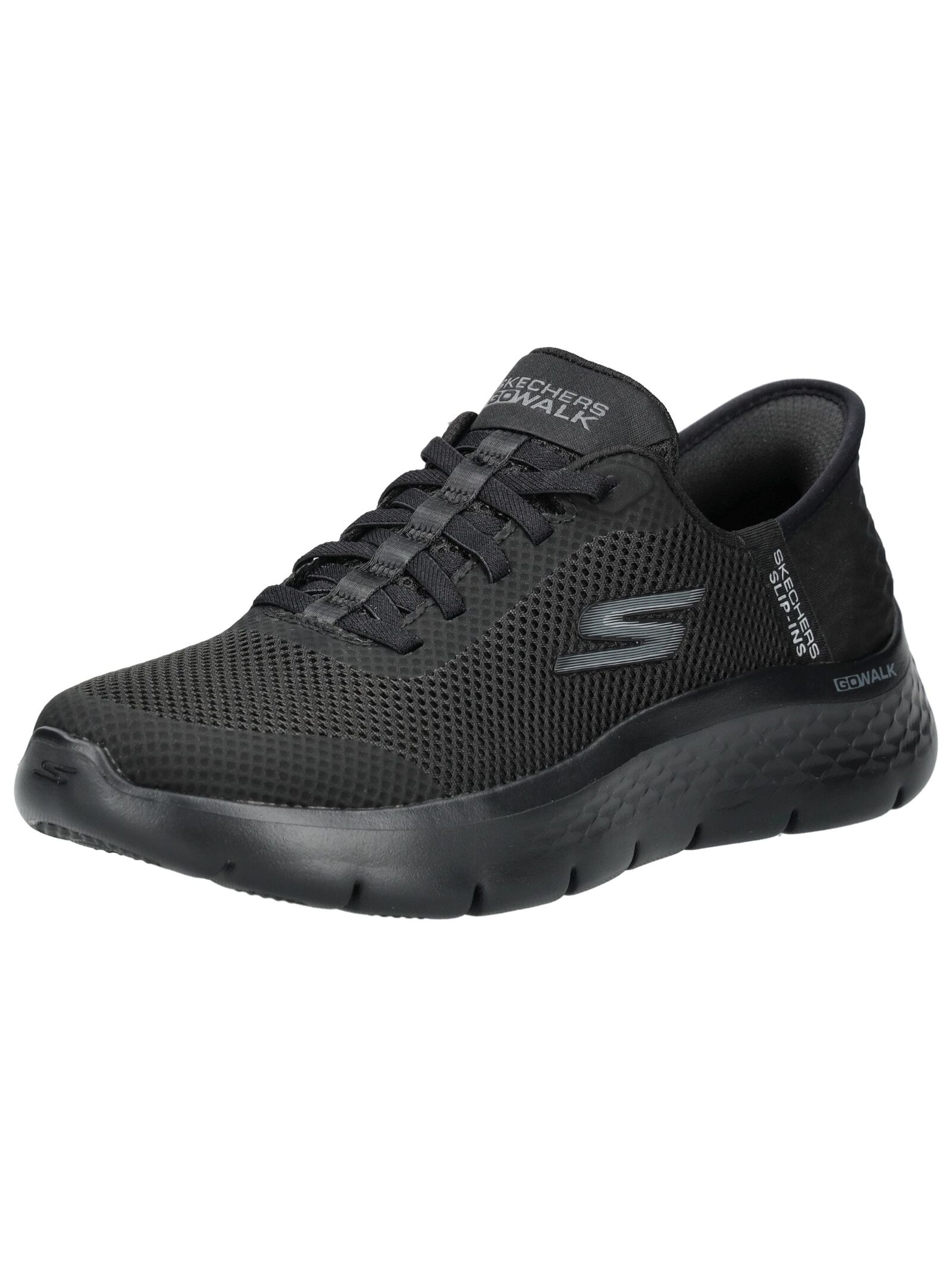 Sneaker SKECHERS "Skechers Sneaker Textil", Damen, Gr. 36, schwarz, Textil, Schuhe Sneaker