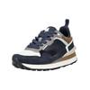 Sneaker BULLBOXER "Bullboxer Sneaker Leder", Herren, Gr. 45, blau (navy), Leder, casual, Schuhe