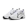 Sneaker PUMA "MILENIO TECH_", Gr. 38, schwarz-weiß (puma weiß, puma schwarz, puma silber), Textil, sportlich, Schuhe