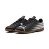 Fußballschuh PUMA "ATTACANTO II IT", Gr. 40, schwarz-weiß (puma schwarz, puma weiß), Synthetik, bedruckt, sportlich, Schuhe, für Halle und Straße