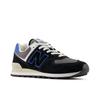 Sneaker NEW BALANCE "574", Gr. 47,5, bunt (schwarz, blau a), Textil, Synthetik, sportlich, Schuhe