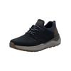 Sneaker RIEKER "Rieker Sneaker Leder", Herren, Gr. 47, pazifik, Leder, casual, Schuhe