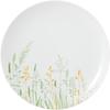 Frühstücksteller SELTMANN WEIDEN "Liberty - Meadow Grasses green", weiß, grün, curry, B:22,7cm H:2cm L:22,7cm T:22,7cm Ø:22,7cm, Porzellan, Speiseteller, Teller rund 22,5 cm