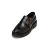 Loafer MARC O'POLO "mit Riemen und Schnalle", Damen, Gr. 41, schwarz, Obermaterial: 100% Leder (Rind), Schuhe