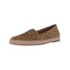 Espadrille GABOR "Gabor Halbschuhe Leder", Damen, Gr. 37,5, braun (leopard), Leder, casual, Schuhe