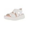 Keilsandalette GABOR "Gabor Sandalen Nappaleder", Damen, Gr. 40, braun (latte), Nappaleder, casual, Schuhe
