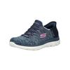 Sneaker SKECHERS "Skechers Sneaker Textil", Damen, Gr. 42, blau, Textil, casual, Schuhe