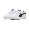 Sneaker PUMA "COURT CLASSIC CLEAN JR", Gr. 39, schwarz-weiß (puma weiß, puma schwarz), Synthetik, sportlich, Schuhe