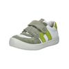 Klettschuh RICOSTA "Ricosta Halbschuhe Leder", Kinder, Gr. 33, bunt (weiß, grün), Leder, casual, Schuhe