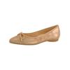 Ballerina PAUL GREEN "Paul Green Ballerinas Leder", Damen, Gr. 38, beige (champagne), Leder, casual, Schuhe