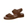 Riemchensandale CAPRICE "Caprice Sandalen Nubukleder", Damen, Gr. 36, grau (taupe), Nubukleder, casual, Schuhe