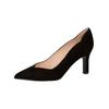 High-Heel-Pumps PETER KAISER "Peter Kaiser Pumps Veloursleder", Damen, Gr. 38,5, schwarz, Veloursleder, elegant, Schuhe