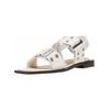 Riemchensandale STEVE MADDEN "STEVE MADDEN Sandalen Lederimitat", Damen, Gr. 40, weiß, Lederimitat, casual, Schuhe