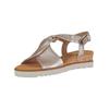 Riemchensandale GABOR COMFORT "Gabor Comfort Sandalen Leder", Damen, Gr. 40, puder, Leder, casual, Schuhe